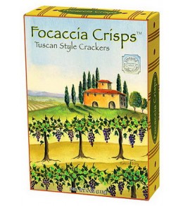 Vineyard Collection Focaccia Crisps - Tuscan Style 85G