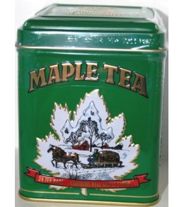 Maple  with Real Syrup - Green Square Tin   24 BAGS