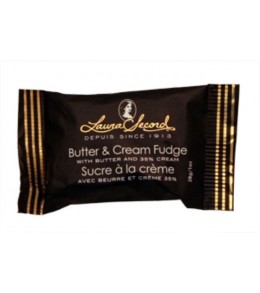 Laura Secord Butter and Cream Single Wrap Fudge 28g. 24/box