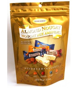 Alnmond Nougat Assorted Flavours 70g