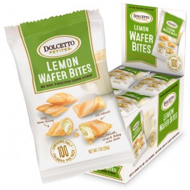 Dolcetto Lemon Mini Wafer Bites 20g x 24bags per box 