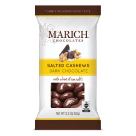 Dark Chocolate Sea Salt Cashews 60g