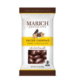 Dark Chocolate Sea Salt Cashews 60g