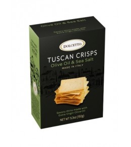 Dolcetto Tuscan Crisps Olive Oil and Sea Salt  150g