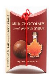 Maple Milk Chocolates 20g 2pc