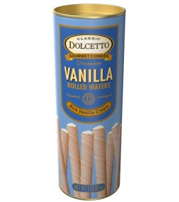 All Natural Vanilla Cream Filled Wafer Rolls   85g
