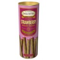 All Natural Strawberry Cream Filled Wafer Rolls   85g