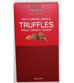 Maple Caramel Crunch Truffles 100g. Box