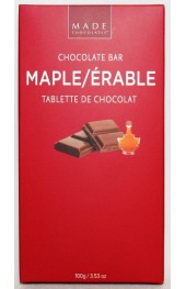 Maple Chocolate Bar 100g. Boxed