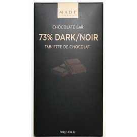73% Dark Chocolate Bar 100g. Boxed
