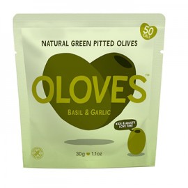 Olympos Pitted Greek Olives  30G.  Mini Pouch
