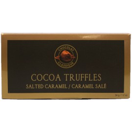 Chocolat Classique Salted Caramel  Cocoa Truffles  34g. Brown  Horizonal Box.