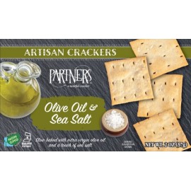 Olive Oil and Sea Salt Artisan Crackers  57g.