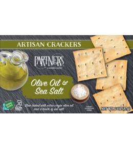 Olive Oil and Sea Salt Artisan Crackers  57g.