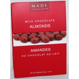 Milk Chocolate Almonds  80g. Tote