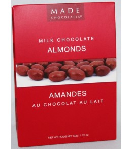 Milk Chocolate Almonds  80g. Tote