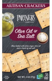 Olive Oil and Sea Salt Artisan Crackers 57g.