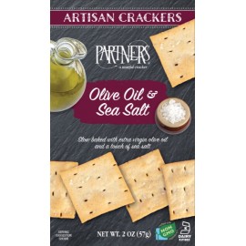 Olive Oil and Sea Salt Artisan Crackers 57g.