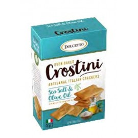Dolcetto Crostini Crackers - Sea Salt & Olive Oil  200g.