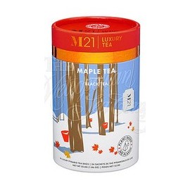 M21 Maple Black Tea   24 Tea Bags per Paper Can
