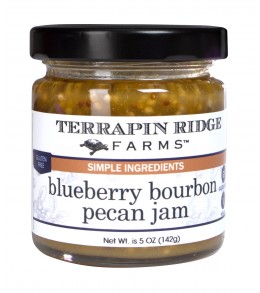 Blueberry Bourbon Pecan Jam  142g.