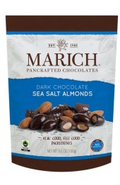 MARICH DK  CHOCOLATE SEA SALT ALMONDS POUCH 99G - 12/BOX  **SALES**