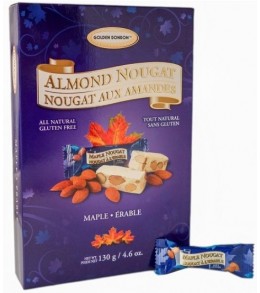 Soft  Maple Almond Nougat 130g. Box