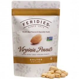 Ferideis 6oz. Salted Peanuts 168g Bag