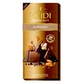 Heidi Milk Chocolate with Caramelized Almonds 80g.  **SALES**25% ** B/B06/24