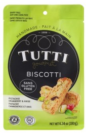 Tutti Pistachio and Cranberry Biscotti 180g.