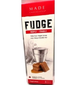 Made  Maple Fudge ( 3pc) 75g Box