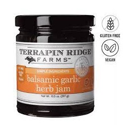 Balsamic Garlic Herb Jam  297g. Cheese Topper.Glaze